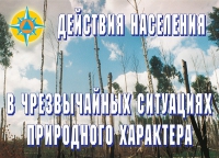 Комплект плакатов "Действия населения в ЧС природного характера" - «globural.ru» - Краснокаменск