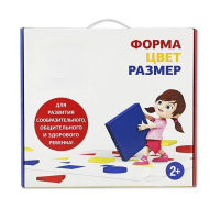 Подвижная развивающая игра "Форма, цвет, размер" - «globural.ru» - Краснокаменск