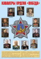 Плакат "Кавалеры ордена «Победа»" - «globural.ru» - Краснокаменск