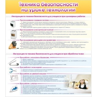Стенд "Техника безопасности на уроке технологии" - «globural.ru» - Краснокаменск