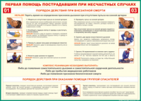 Таблица Порядок действий при внезапной смерти 1000*1400 винил - «globural.ru» - Краснокаменск