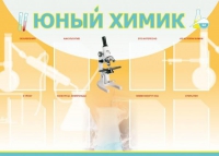 Стенд "Юный химик" (вариант 1) - «globural.ru» - Краснокаменск