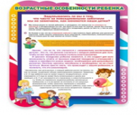 Стенд "Возрастные особенности ребенка" - «globural.ru» - Краснокаменск