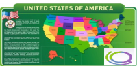 Стенд "United states of america" - «globural.ru» - Краснокаменск
