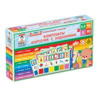 Развивающий тренажёр "Разноцветные окошки" 3-5 лет. Дополнительный набор карточек к базовому комплекту - «globural.ru» - Краснокаменск