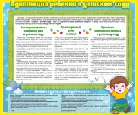 Стенд "Адаптация ребенка в детском саду" - «globural.ru» - Краснокаменск