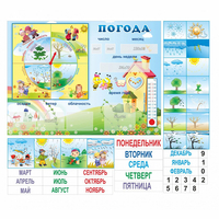 Стенд "Погода" с карманами для вставок - «globural.ru» - Краснокаменск