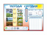 Стенд-уголок маркерный "Погода сегодня" - «globural.ru» - Краснокаменск