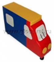 Напольная мягкая игрушка "Грузовик" каталка - «globural.ru» - Краснокаменск