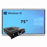 Интерактивная панель 75" (встроенный ПК, Win10, Intel i5) - «globural.ru» - Краснокаменск