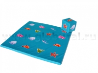 Игровой детский мат «Море» с кубиком (ВИК) - «globural.ru» - Краснокаменск
