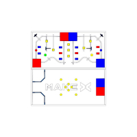 Соревновательное поле с элементами MakeX 2019 City Guardian Arena Expansion Kit for Blue Planet - «globural.ru» - Краснокаменск