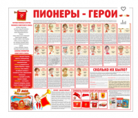 Тематический стенд "Пионеры-герои" - «globural.ru» - Краснокаменск