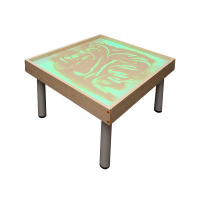 Столик на ножках для рисования песком Радуга. Подсветка RGB - «globural.ru» - Краснокаменск
