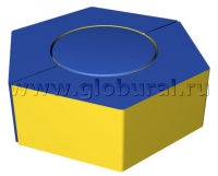 Шестигранное кресло - пуф 80*70*30см (ВИК) - «globural.ru» - Краснокаменск