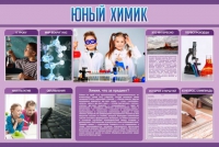 Стенд "Юный химик" (вариант 2) - «globural.ru» - Краснокаменск