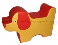 Напольная игрушка "Собака" с аппликацией (ВИК) - «globural.ru» - Краснокаменск