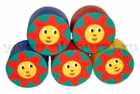Пуфик «Солнышко» d=60*30см (ВИК) - «globural.ru» - Краснокаменск
