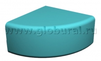 Угловой пуфик 60*60*32см (ВИК) - «globural.ru» - Краснокаменск