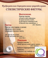 Стенд "Стилистические фигуры" в ассортименте - «globural.ru» - Краснокаменск