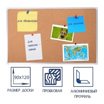 Доска пробковая 1200х900 - «globural.ru» - Краснокаменск
