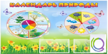 Стенд "Календарь природы" (вариант 2) - «globural.ru» - Краснокаменск