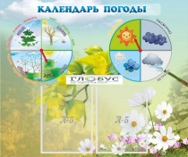 Стенд "Календарь погоды" - «globural.ru» - Краснокаменск