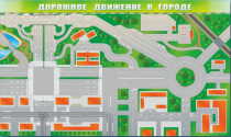 Доска магнитно-маркерная панорамная "Дорожное движение в городе" - «globural.ru» - Краснокаменск