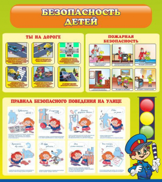 Стенд "Безопасность детей" (вариант 1) - «globural.ru» - Краснокаменск