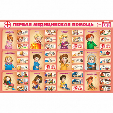Стенд "Первая помощь" - «globural.ru» - Краснокаменск