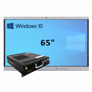 Интерактивная панель 65" (встроенный ПК Win10, Intel i5) - «globural.ru» - Краснокаменск